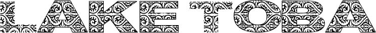 Lake Toba Font