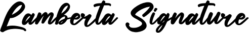 Lamberta Signature Font