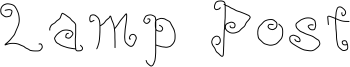 Lamp Post Font