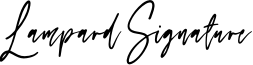 Lampard Signature Font