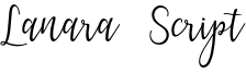 lanara script-demo.otf