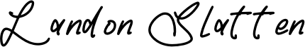 Landon Slatten Font