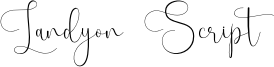 Landyon Script Font
