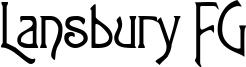 Lansbury FG Font