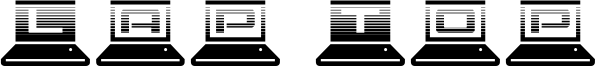 Lap Top Font