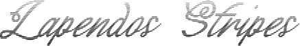 Lapendos Stripes Font