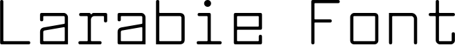 Larabie Font Font