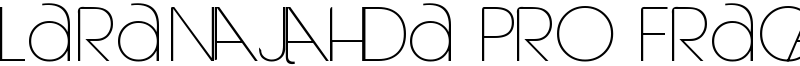 Laranjha Pro Fraco Font
