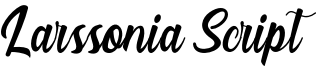Larssonia Script Font
