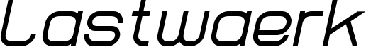 Lastwaerk regular oblique.ttf