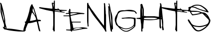 LateNights Font