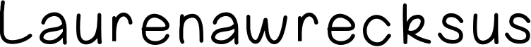 Laurenawrecksus Font
