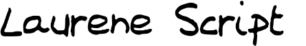 Laurene Script  Font