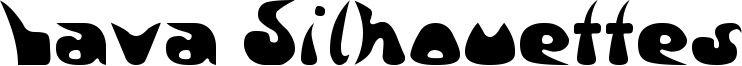 Lava Silhouettes Font