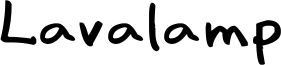 Lavalamp Font