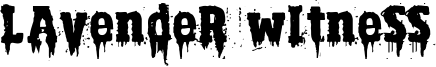 Lavender Witness Font