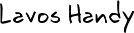 Lavos Handy Font