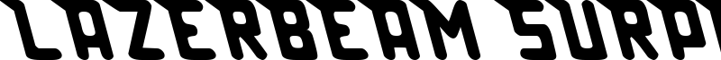 Lazerbeam Surprise Font