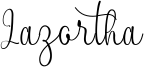 Lazortha Font