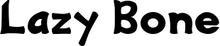 Lazy Bone Font
