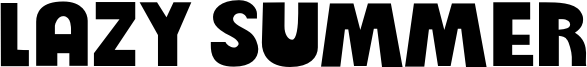 Lazy Summer Font
