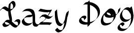 LazyDog.ttf