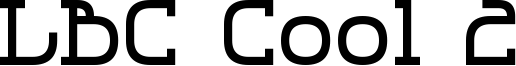 LBC Cool 2 Font