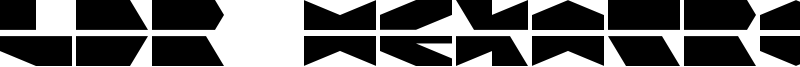 LDR Hexatron Font