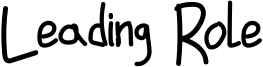 Leading Role Font