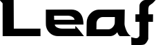 Leaf Font