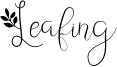 Leafing Font