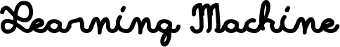 Learning Machine Font