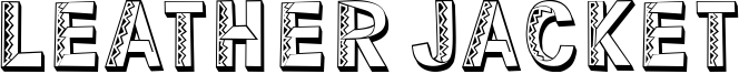 Leather Jacket Font