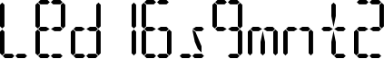 Led16sgmnt2 Font