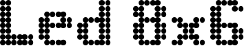 Led 8x6 Font