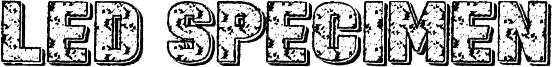 Led Specimen Font