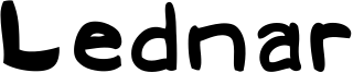 Lednar Font