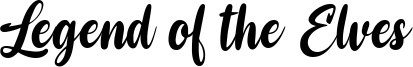 Legend of the Elves Font