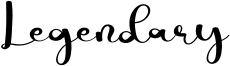 Legendary Font