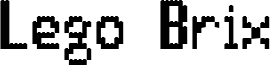 Lego Brix Font