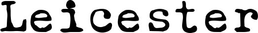Leicester Font