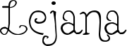 Lejana Font