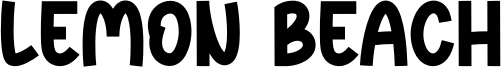 Lemon Beach Font