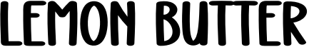 Lemon Butter Font