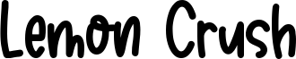 Lemon Crush Font
