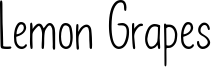 Lemon Grapes Font