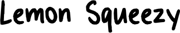 Lemon Squeezy Font