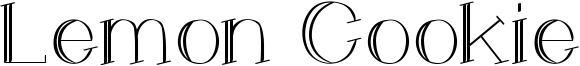 Lemon Cookie Font