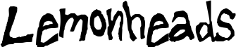 Lemonheads Font