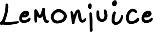Lemonjuice Font